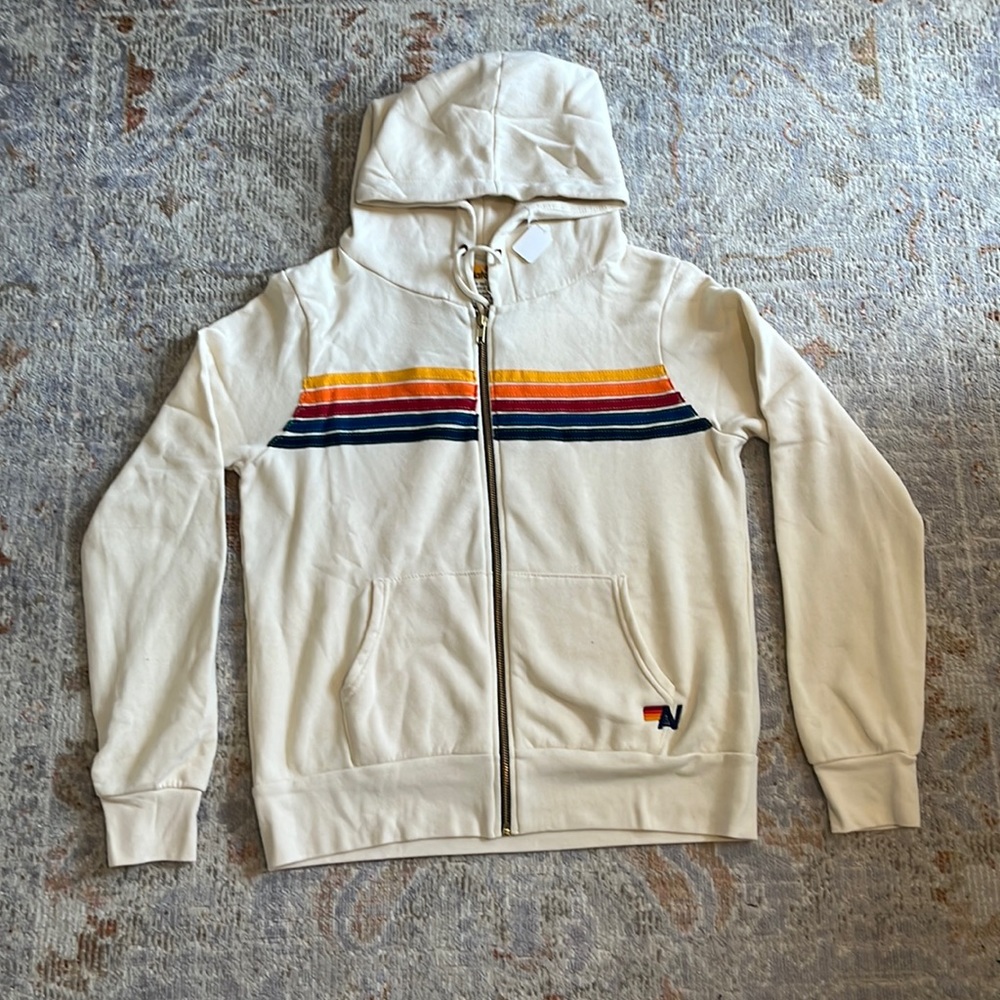 - BRAND NEW AVIATOR NATION CLASSIC 5 STRIPE ZIP HOODIE